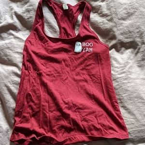 Cute red boo yah shirt